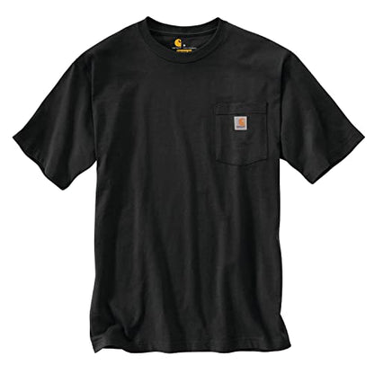CarharttMenLoose Fit Heavyweight Short-Sleeve Pocket T-ShirtBlackLarge