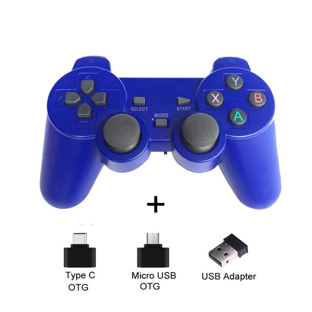 Wireless Gamepad For Android Phone/PC/PS3/TV Box Joystick 2.4G Joypad Game Controller For Xiaomi Smart Phone Game Accessories