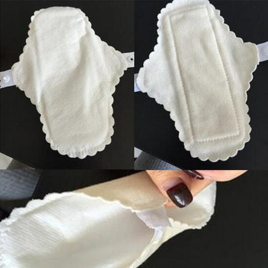 PeriodCare™ 3Pcs Thin Reusable Cotton Sanitary Pads Washable Feminine Hygiene Supplies